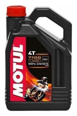 Aceite de moto 4 tiempos sintético 10W60 4L - Motul 7100