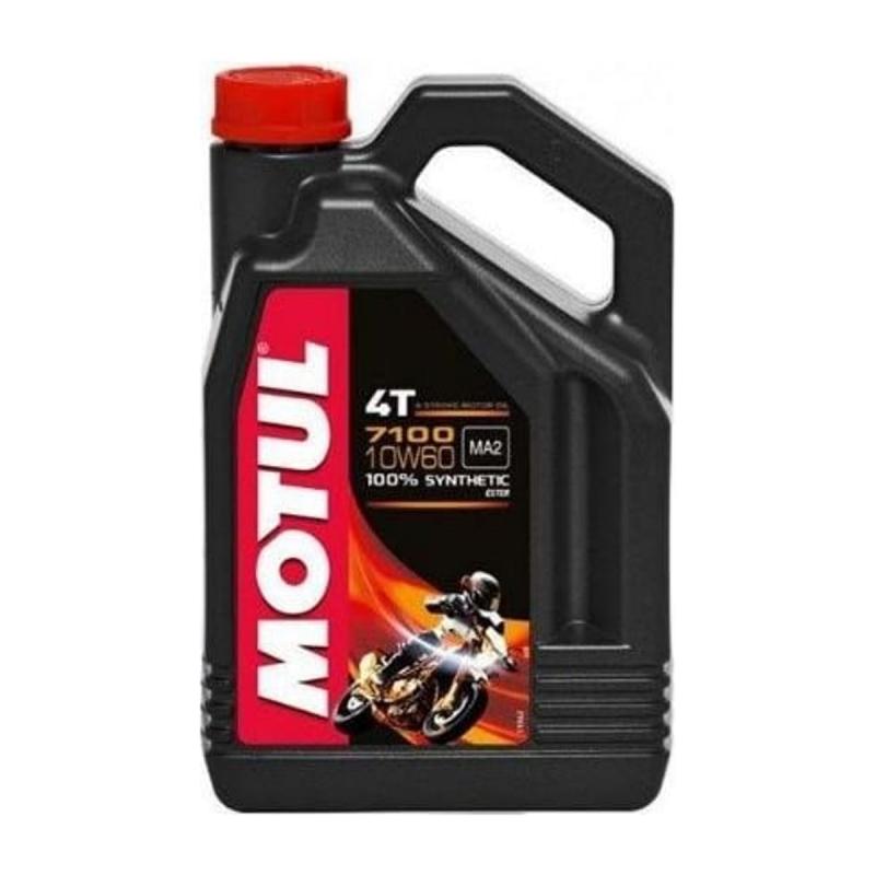 Aceite de moto 4 tiempos sintético 10W60 4L - Motul 7100