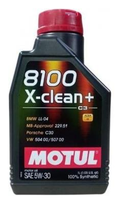 Aceite de motor sintético 5W30 1L - Motul 8100 X-clean+