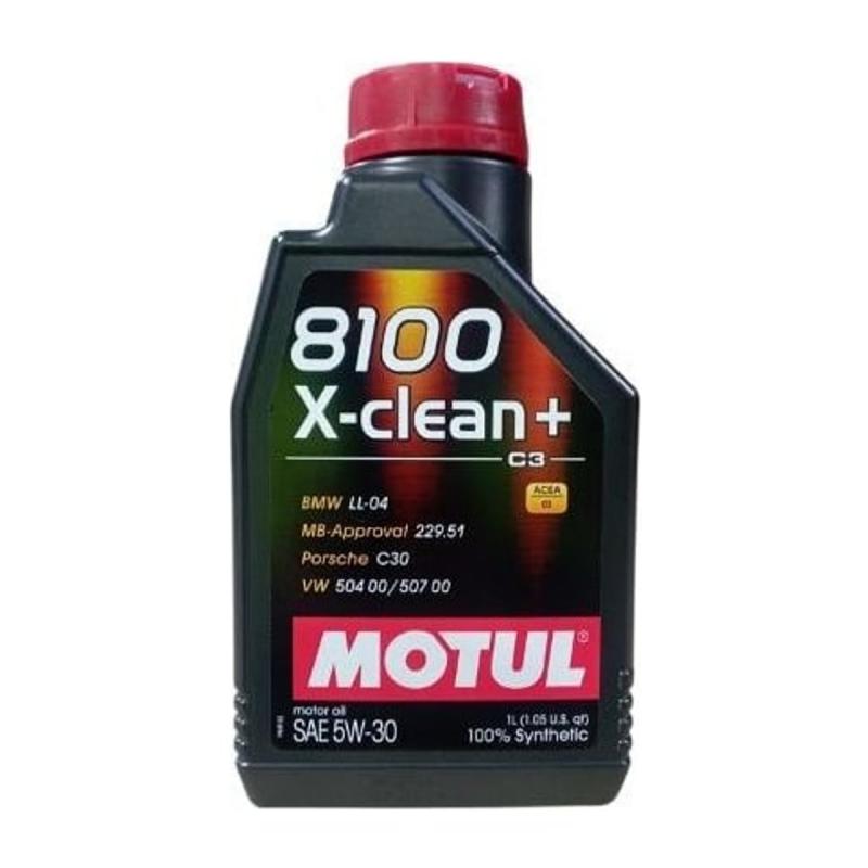 Aceite de motor sintético 5W30 1L - Motul 8100 X-clean+