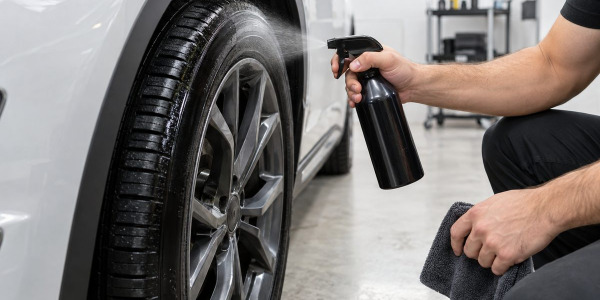 Nerolux: el abrillantador de neumáticos superconcentrado de 25 kg, cuánto se diluye y cuántos coches salen